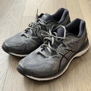 Asics Shoes Men 11 Gel Nimbus 20 Gray Running Walking Comfort Athletic Sneakers